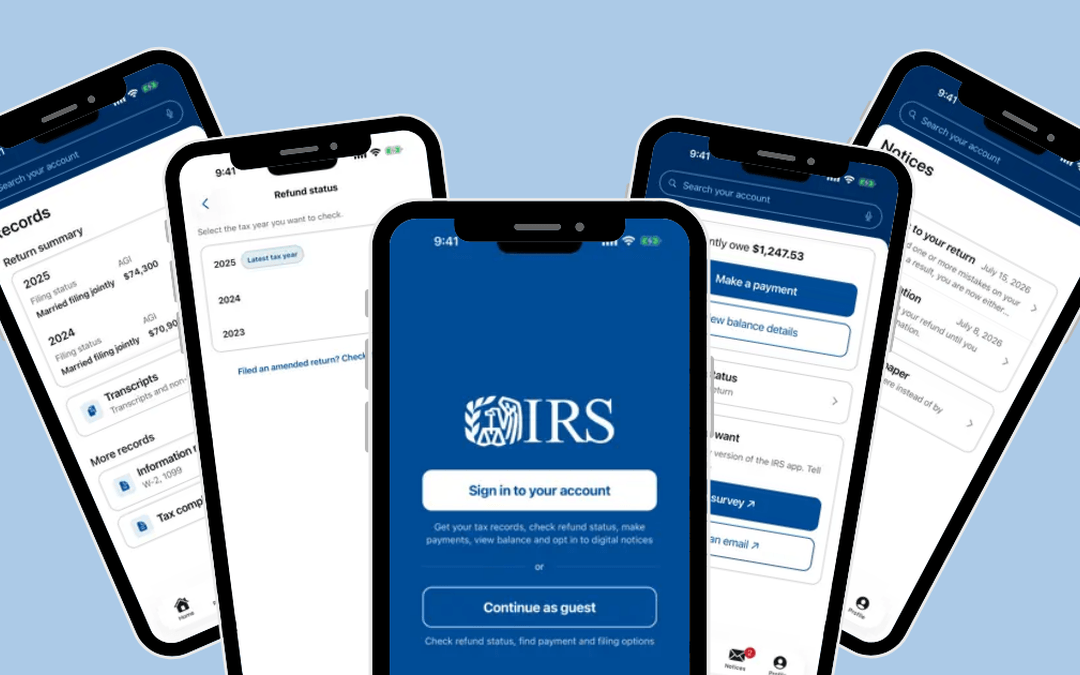 The IRS has a new mobile app. Here’s what taxpayers can do with it.